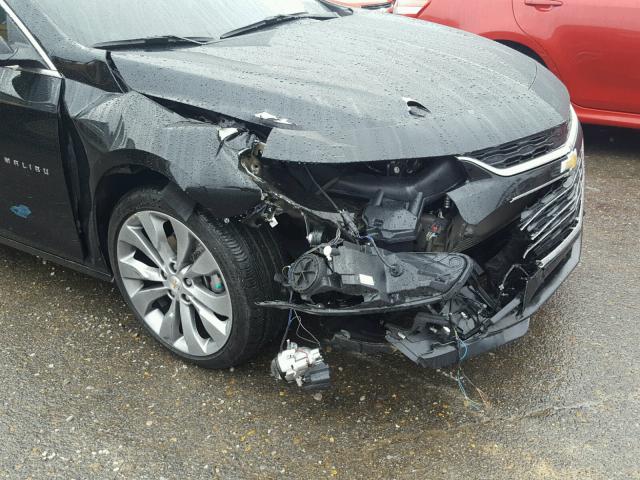 1G1ZE5SX1JF118145 - 2018 CHEVROLET MALIBU PRE BLACK photo 9