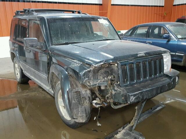 1J8HG48N26C200092 - 2006 JEEP COMMANDER GREEN photo 1