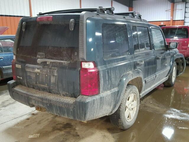 1J8HG48N26C200092 - 2006 JEEP COMMANDER GREEN photo 4