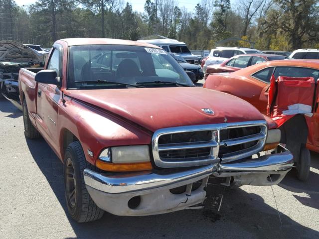 1B7FL26X1VS102971 - 1997 DODGE DAKOTA RED photo 1