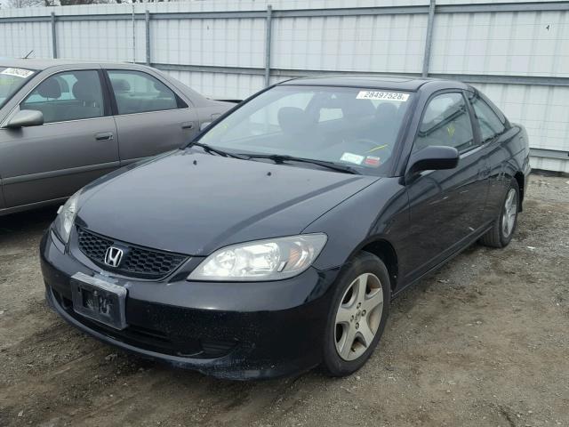 1HGEM219X4L073725 - 2004 HONDA CIVIC EX შავი ფოტო 2