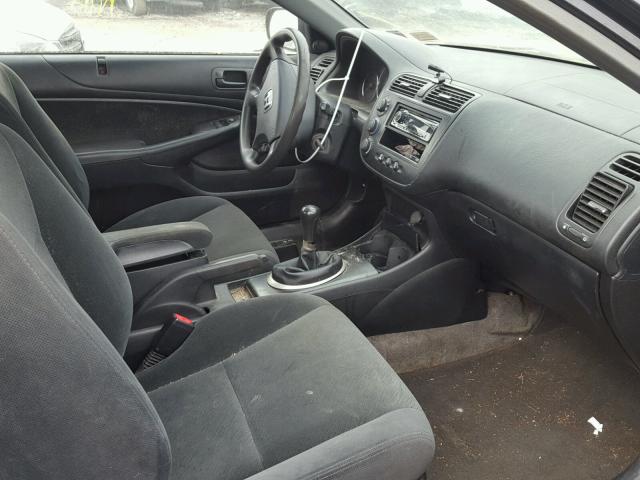 1HGEM219X4L073725 - 2004 HONDA CIVIC EX შავი ფოტო 5