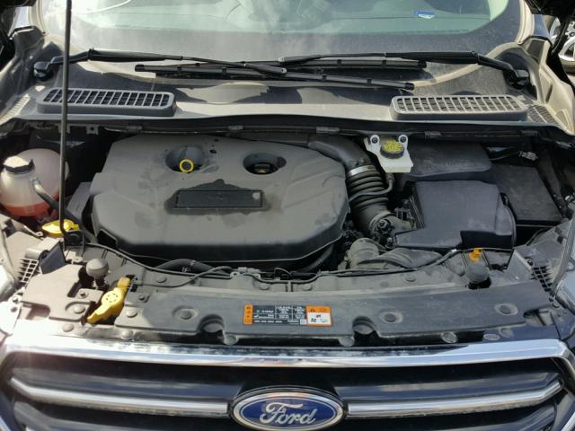 1FMCU9J96HUB62489 - 2017 FORD ESCAPE TIT BLACK photo 7