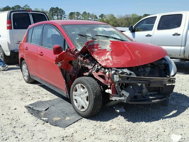 3N1BC1CP2BL501673 - 2011 NISSAN VERSA S RED photo 1