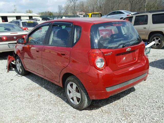 KL1TD6DE9BB125040 - 2011 CHEVROLET AVEO LS 红色 照片 3