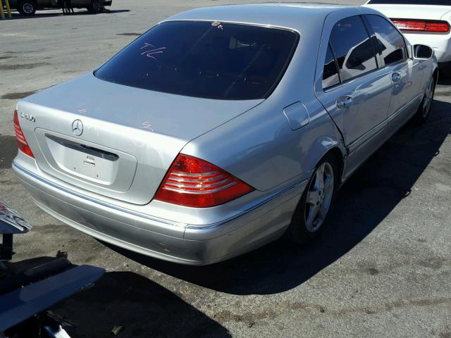 WDBNG70J75A457536 - 2005 MERCEDES-BENZ S 430 GRAY photo 4