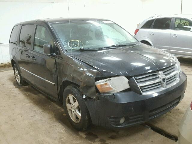 2D8HN54P68R837346 - 2008 DODGE GRAND CARA BLACK photo 1