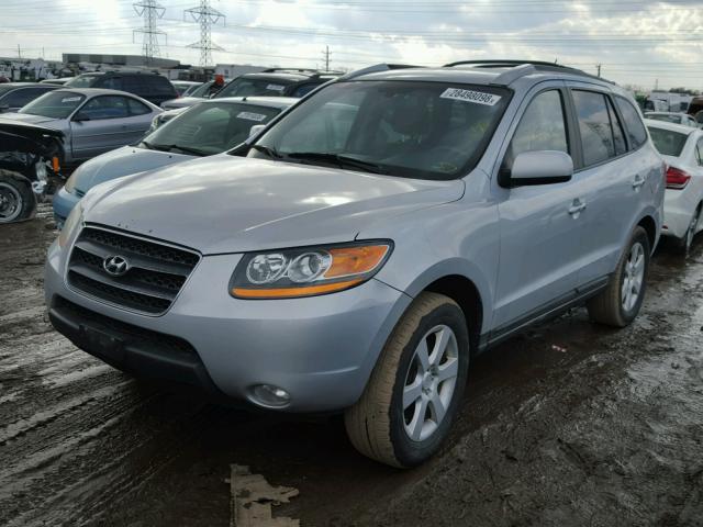 5NMSH13E29H307651 - 2009 HYUNDAI SANTA FE S SILVER photo 2