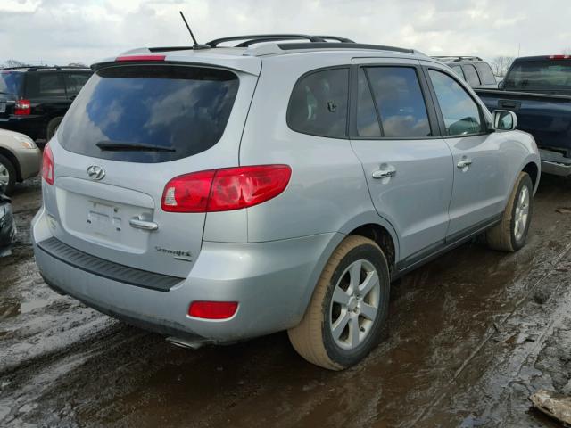 5NMSH13E29H307651 - 2009 HYUNDAI SANTA FE S SILVER photo 4