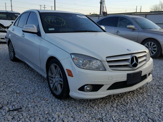 WDDGF56X49R054754 - 2009 MERCEDES-BENZ C 350 WHITE photo 1