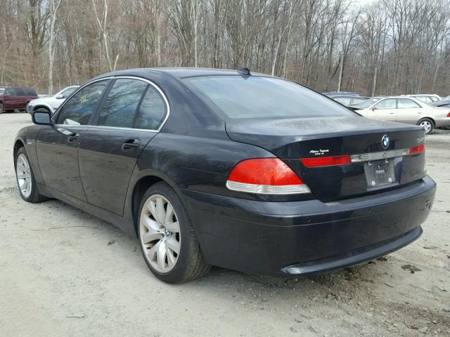 WBAGL63433DP64376 - 2003 BMW 745 I BLACK photo 3