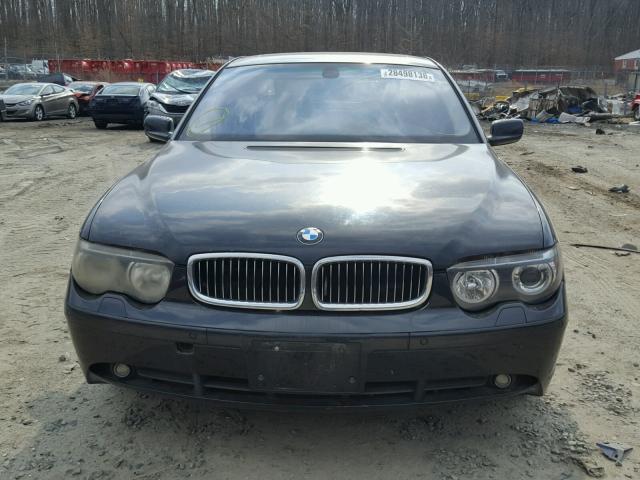 WBAGL63433DP64376 - 2003 BMW 745 I BLACK photo 9