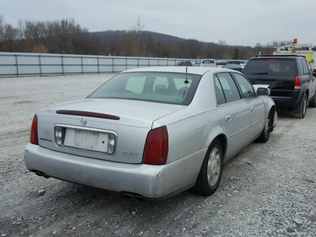 1G6KD54Y32U172435 - 2002 CADILLAC DEVILLE SILVER photo 4