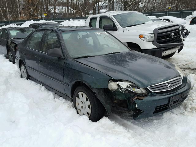 2HGEJ6615XH569195 - 1999 HONDA CIVIC BASE GREEN photo 1
