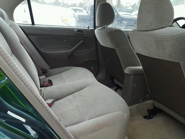 2HGEJ6615XH569195 - 1999 HONDA CIVIC BASE GREEN photo 6