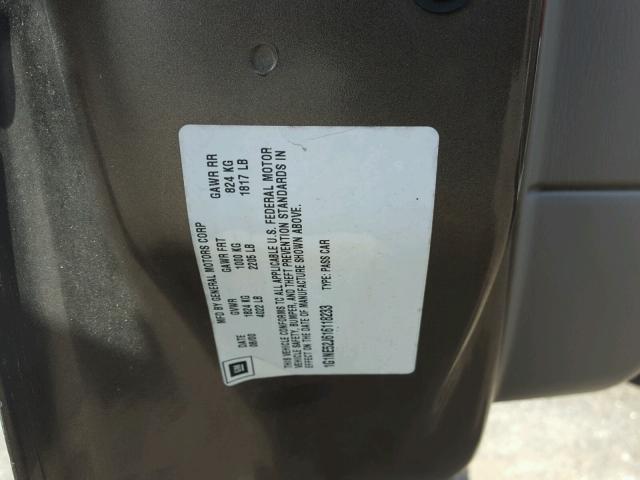 1G1NE52J616118233 - 2001 CHEVROLET MALIBU LS 灰色 照片 10