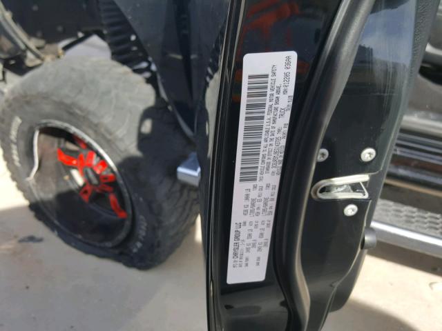 3C6UR5MJ9EG143725 - 2014 RAM 2500 SLT BLACK photo 10