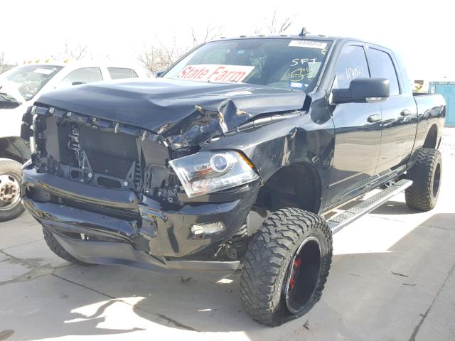 3C6UR5MJ9EG143725 - 2014 RAM 2500 SLT BLACK photo 2