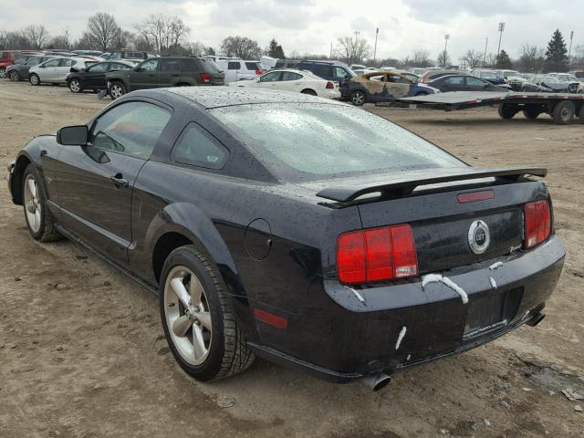 1ZVFT82H165231517 - 2006 FORD MUSTANG GT BLACK photo 3