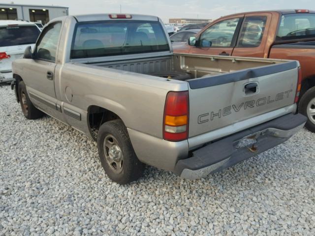 1GCEC14WXYZ107226 - 2000 CHEVROLET SILVERADO GRAY photo 3