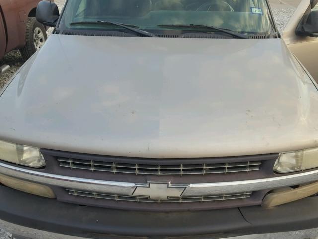 1GCEC14WXYZ107226 - 2000 CHEVROLET SILVERADO GRAY photo 7