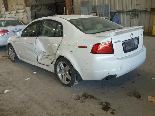 19UUA66226A004839 - 2006 ACURA 3.2TL WHITE photo 3