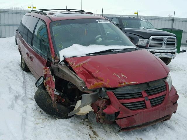 2D4GP44L67R130762 - 2007 DODGE GRAND CARA RED photo 1