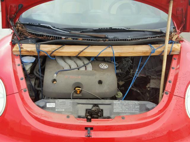 3VWBC21C3YM422452 - 2000 VOLKSWAGEN NEW BEETLE 红色 照片 7
