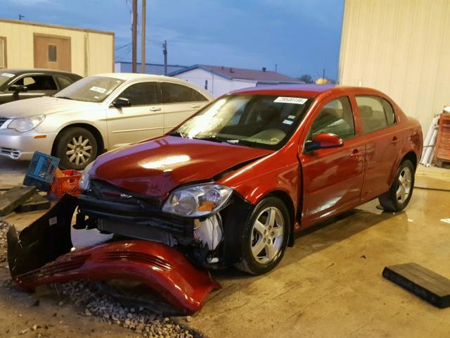 1G1AF5F50A7194050 - 2010 CHEVROLET COBALT 2LT BURGUNDY photo 2