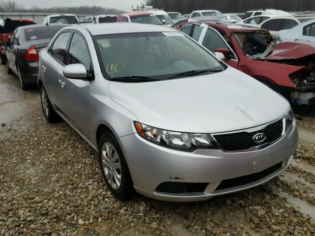 KNAFT4A28B5418642 - 2011 KIA FORTE LX SILVER photo 1