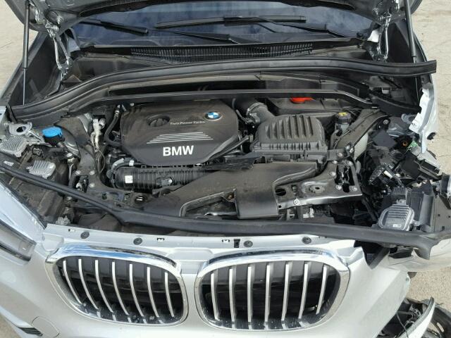 WBXHT3Z35H4A57278 - 2017 BMW X1 XDRIVE2 SILVER photo 7