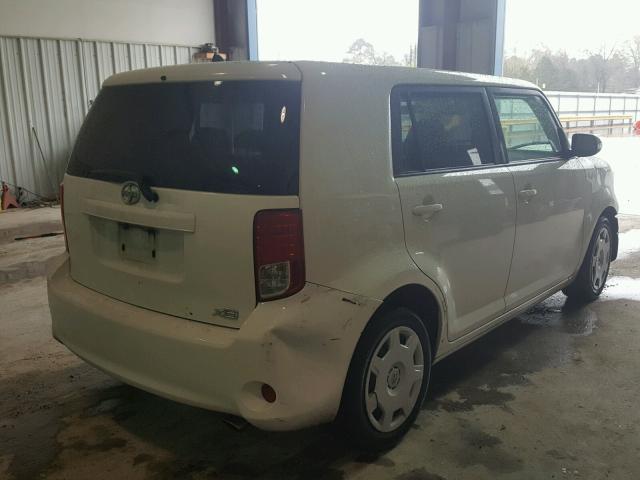 JTLZE4FE0C1142046 - 2012 TOYOTA SCION XB WHITE photo 4