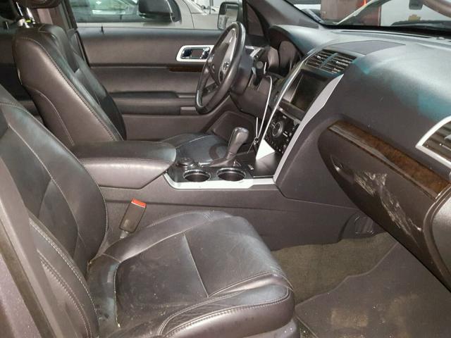 1FM5K8F86DGC49830 - 2013 FORD EXPLORER L GRAY photo 5