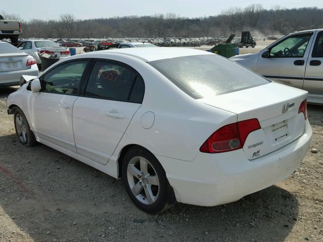 1HGFA16828L016500 - 2008 HONDA CIVIC EX WHITE photo 3