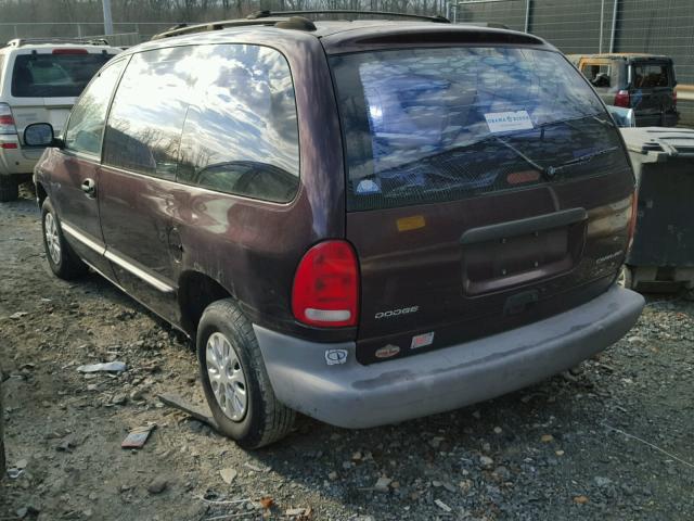 2B4FP2535TR819730 - 1996 DODGE CARAVAN BURGUNDY photo 3