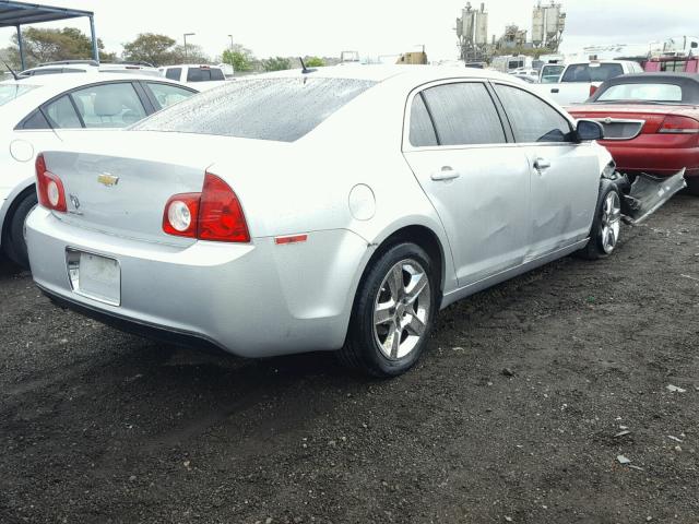 1G1ZA5EN7A4137820 - 2010 CHEVROLET MALIBU LS SILVER photo 4