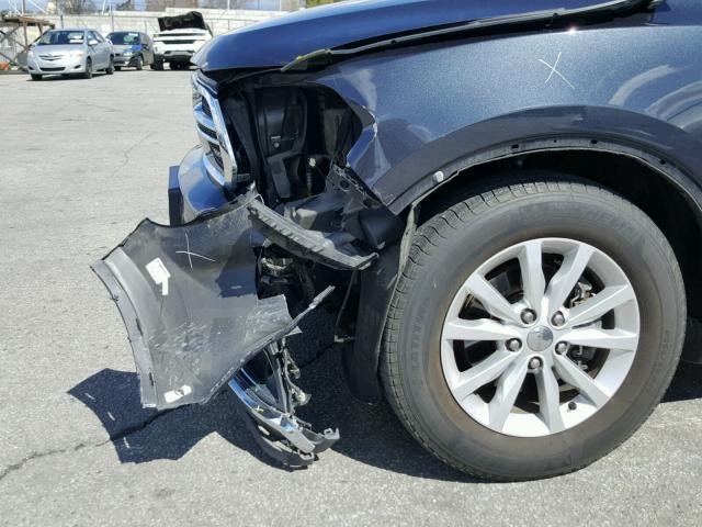 1C4RDHAG2FC113963 - 2015 DODGE DURANGO SX BLUE photo 9