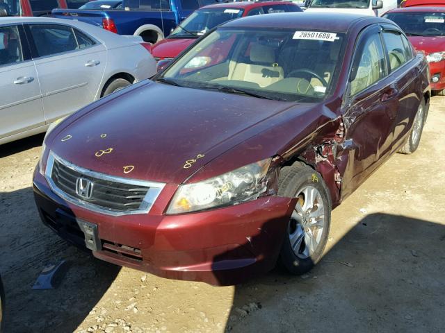 1HGCP26489A184417 - 2009 HONDA ACCORD LXP MAROON photo 2