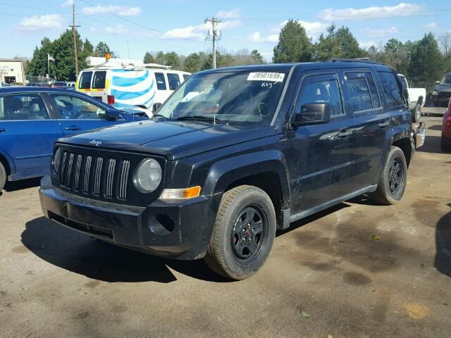 1J8FF28W07D369725 - 2007 JEEP PATRIOT SP BLACK photo 2