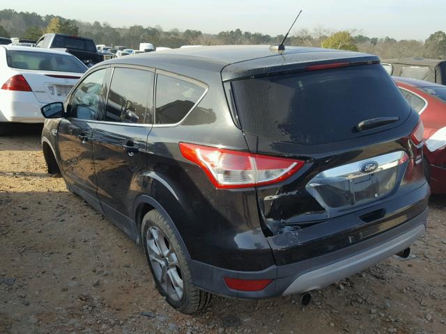 1FMCU9H93DUA25008 - 2013 FORD ESCAPE SEL BLACK photo 3