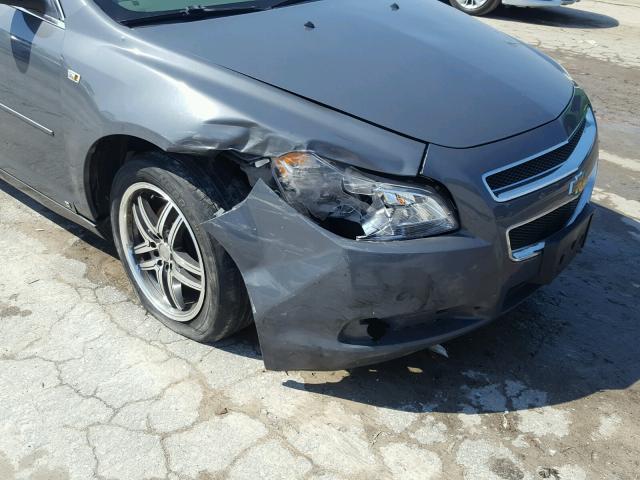 1G1ZG57N58F224819 - 2008 CHEVROLET MALIBU LS მწვანე ფოტო 9