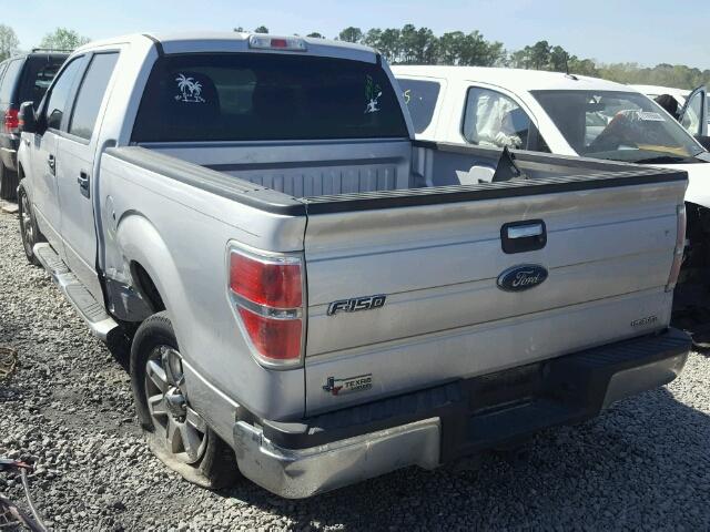 1FTEW1CM2EKE31010 - 2014 FORD F150 SUPER SILVER photo 3