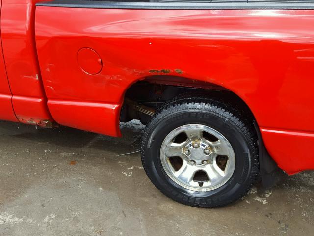 1D7HU16N08J227023 - 2008 DODGE RAM 1500 S RED photo 9