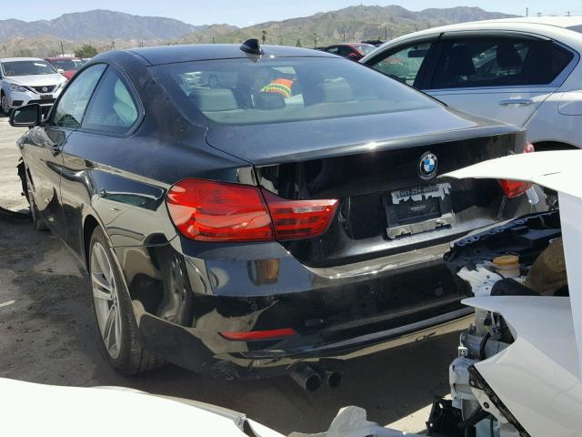 WBA3N7C57FK223127 - 2015 BMW 428 I BLACK photo 3