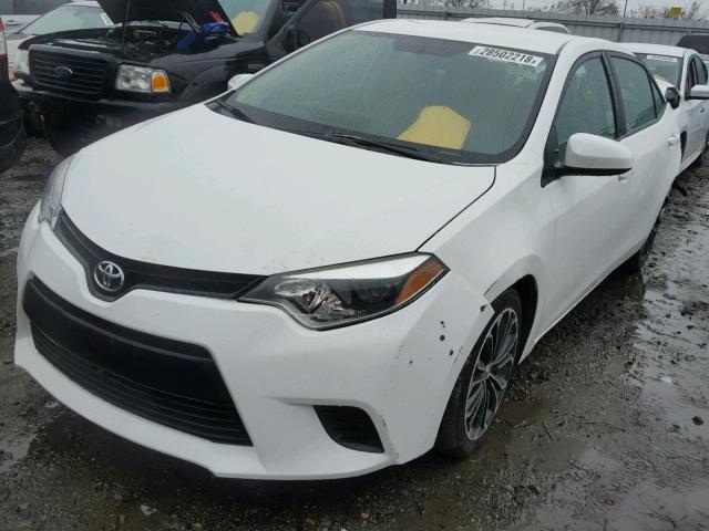 5YFBURHE8EP066343 - 2014 TOYOTA COROLLA L WHITE photo 2