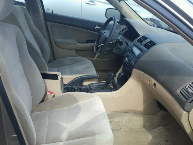 1HGCM56373A013568 - 2003 HONDA ACCORD LX GOLD photo 5