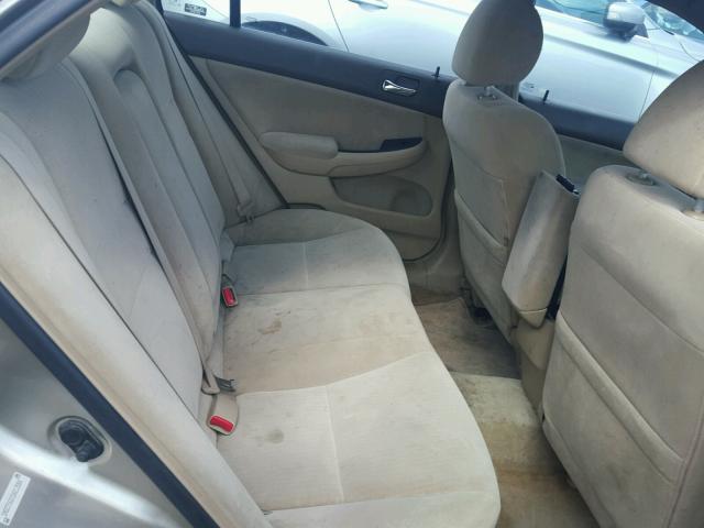 1HGCM56373A013568 - 2003 HONDA ACCORD LX GOLD photo 6