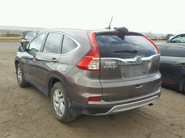 2HKRM3H72GH532166 - 2016 HONDA CR-V EXL BROWN photo 3