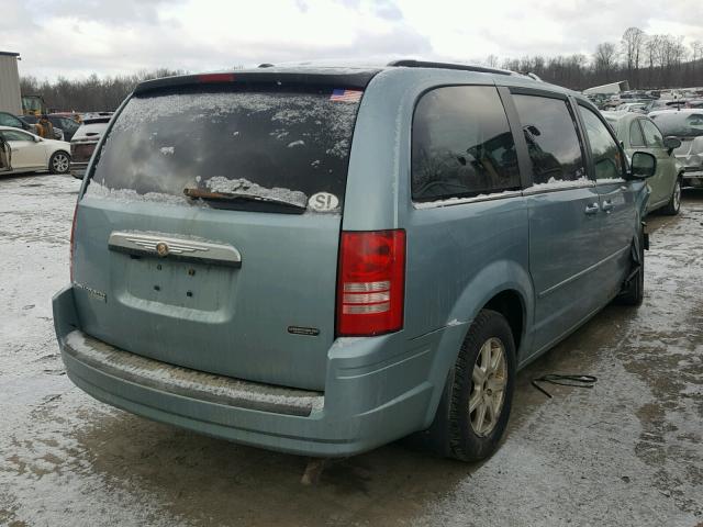 2A8HR54P48R762450 - 2008 CHRYSLER TOWN & COU BLUE photo 4