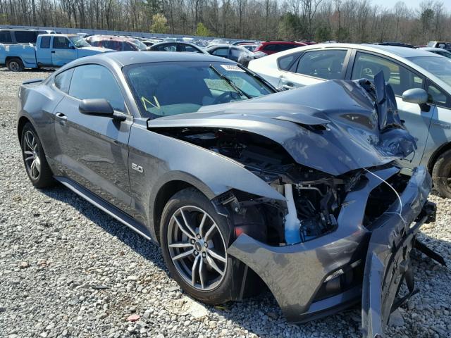 1FA6P8CFXH5275965 - 2017 FORD MUSTANG GT GRAY photo 1